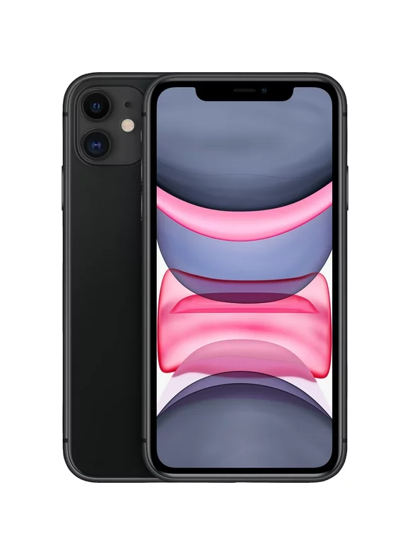 Daily Saves Family Mobile Apple iPhone 11, 64GB, Black- Prepaid Smartphone [Locked to Daily Saves Family Mobile]