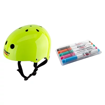 Wipeout Helmet Neon Zest 5+