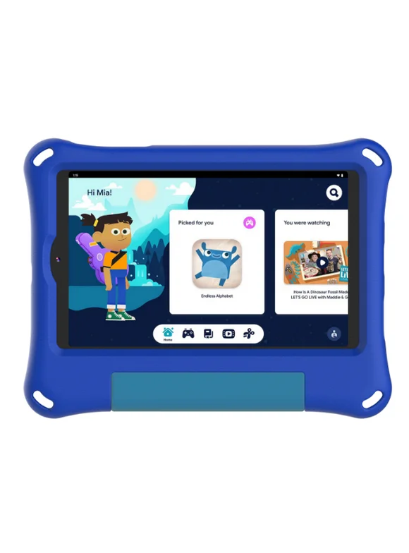 onn. 8" Kids Tablet, 32GB, (2024 Model) - Blue